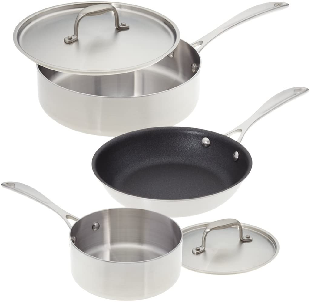 Regal Ware Cookware Set Regal Ware American Kitchen TriPly Stainless Steel Make Enough for Leftovers 5 pc Set