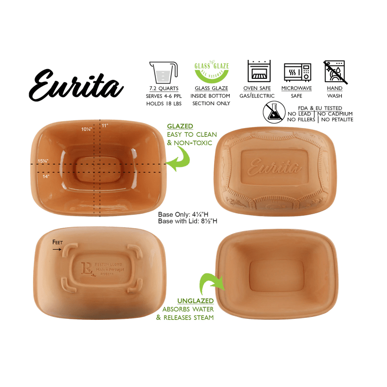 Reston Lloyd Eurita 7.2 qt. Clay Baker