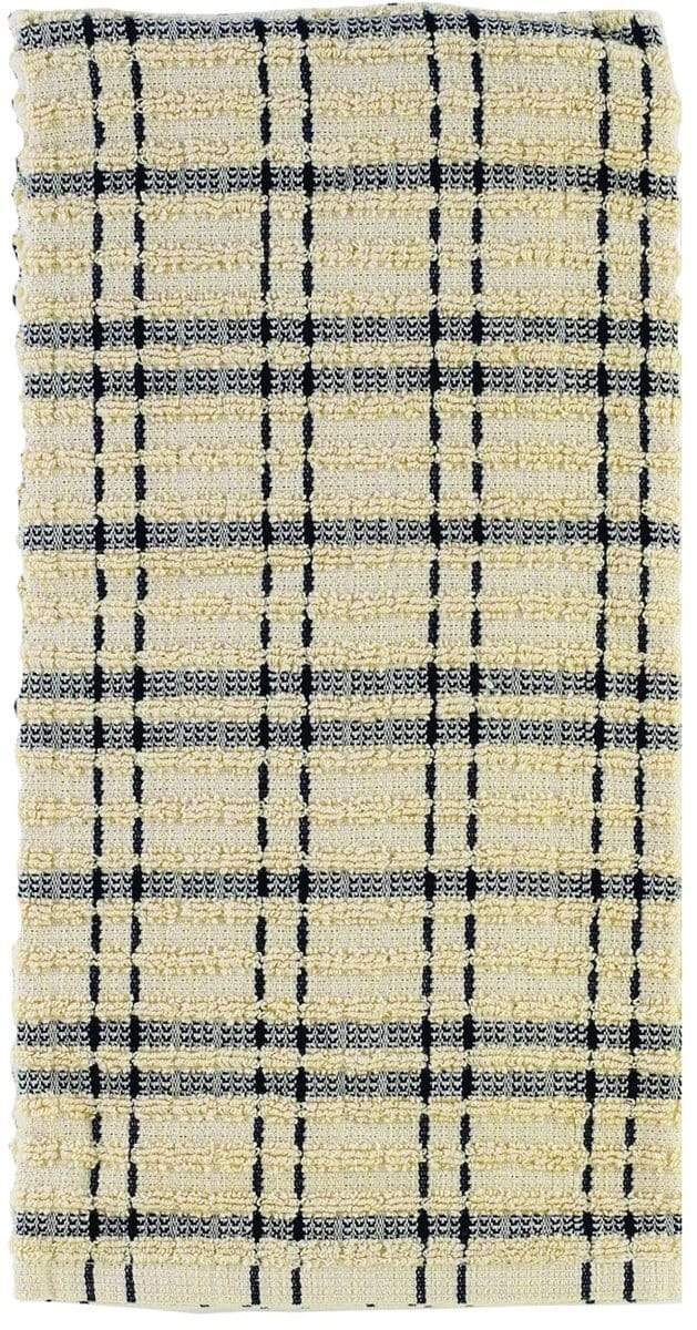 Ritz Royale Collection Check Kitchen Towel - Black