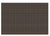 Ritz Tablecloth Ritz Textilene Placemat, Brown/Black/Silver, 13''x19''