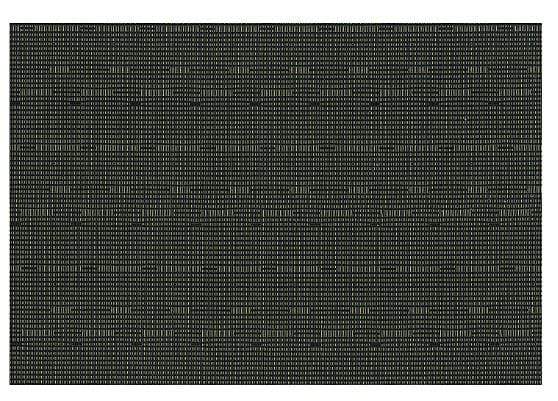 Ritz Textilene Placemat Grass Cloth Black 13''x19''