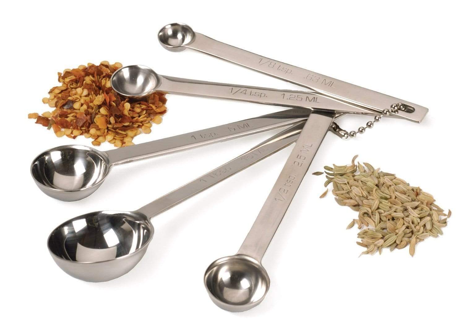 Stainless Steel Measuring Spoons and Cups Set – Curated Kitchenware