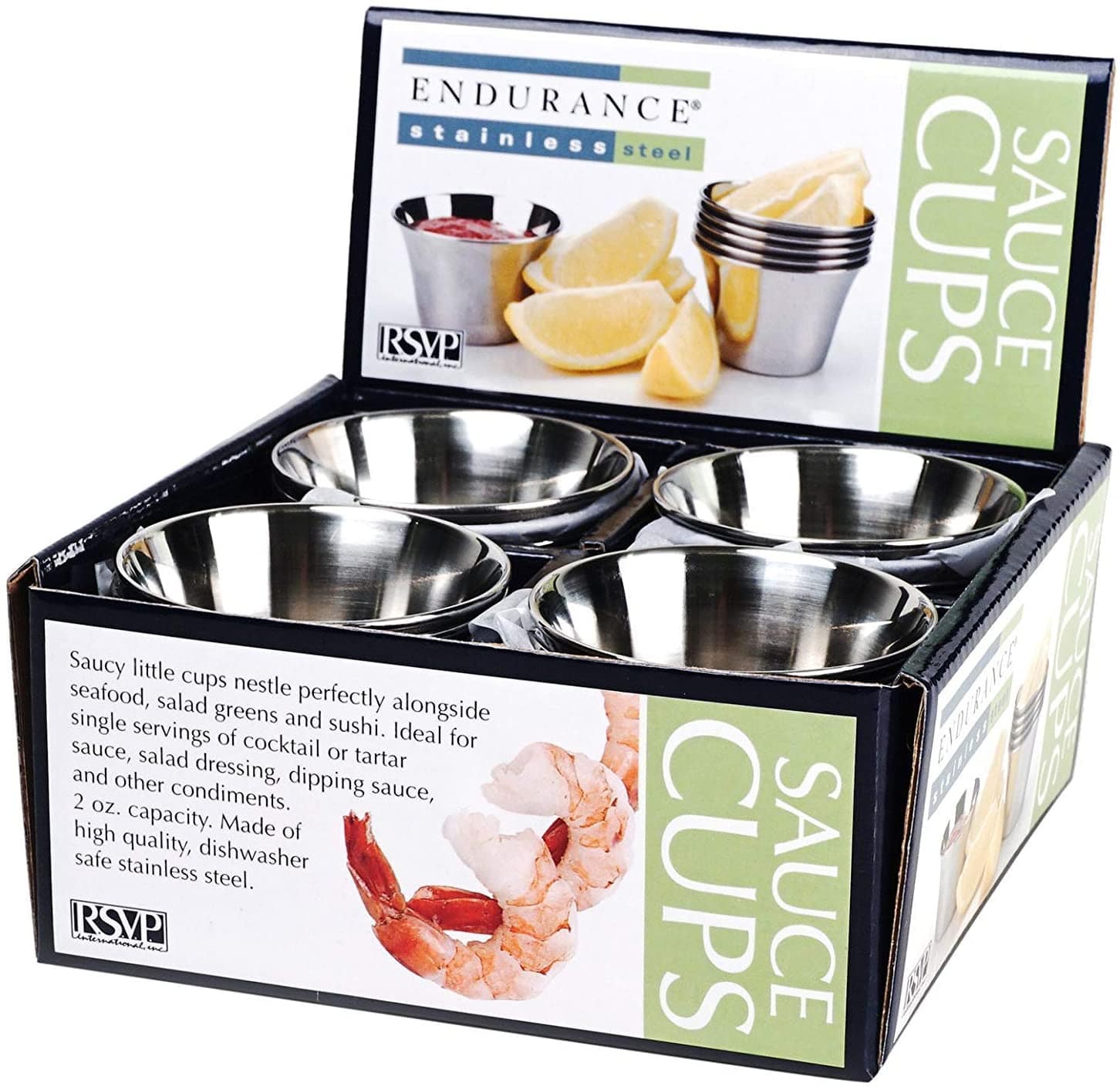 Stainless Steel Sauce Cup - 2 oz