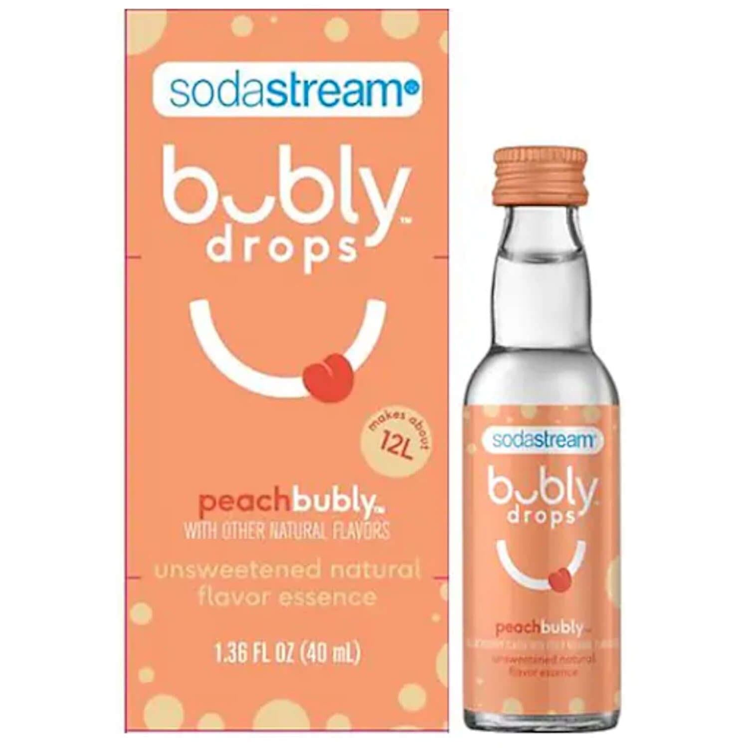 SodaStream SodaStream Peach Bubly Drops 1.36 oz