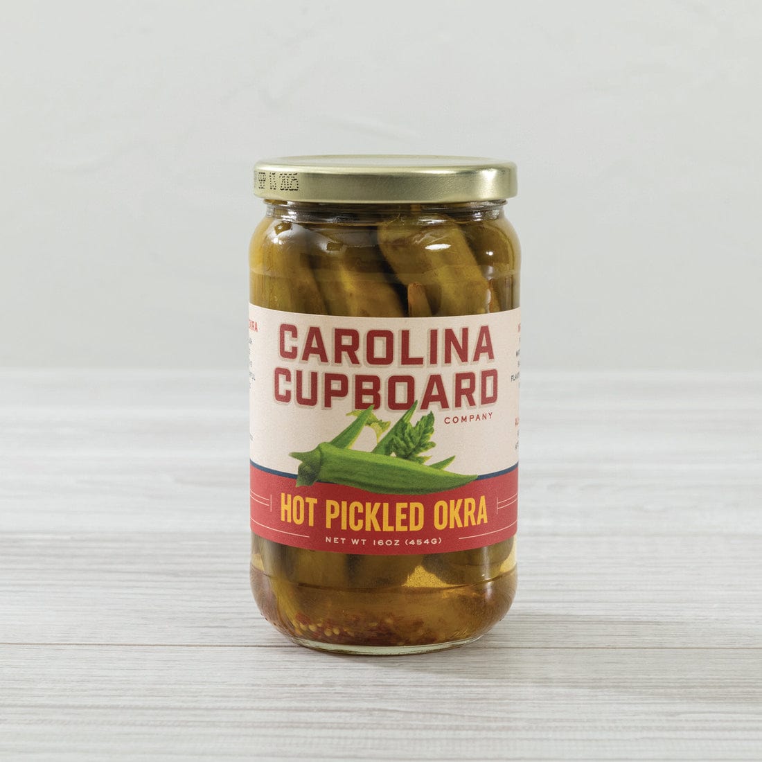 Southern Season Pickled Carolina Cupboard Hot Pickled Okra 16 oz