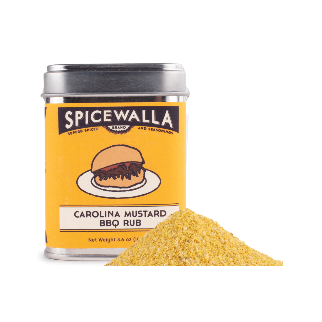 Spicewalla BBQ Rub Spicewalla Carolina Mustard BBQ Rub Tin