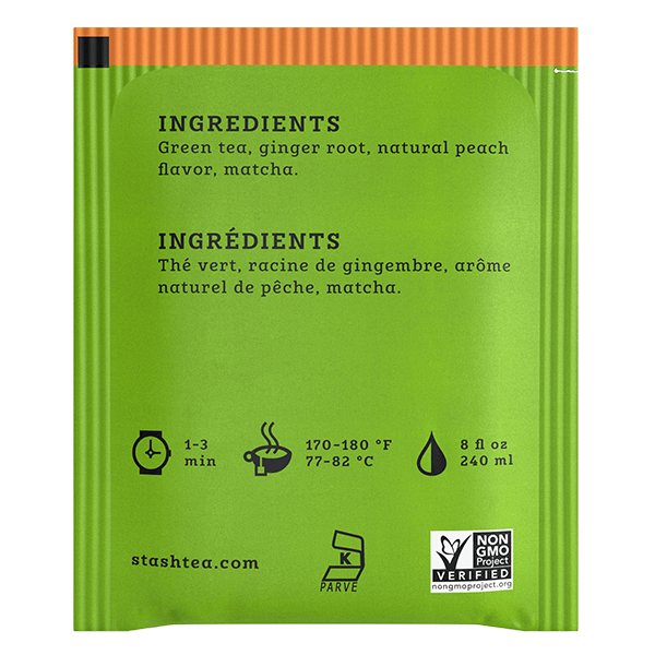 Tea Stash Ginger Peach Green Tea