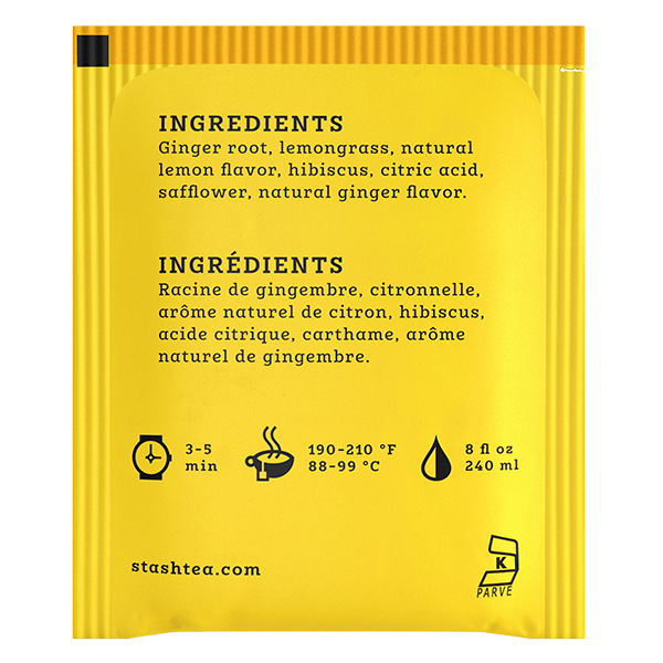 Stash Lemon Ginger Herbal Tea
