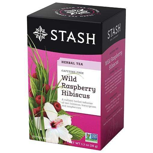 Stash Tea Stash Wild Raspberry Hibiscus Herbal Tea