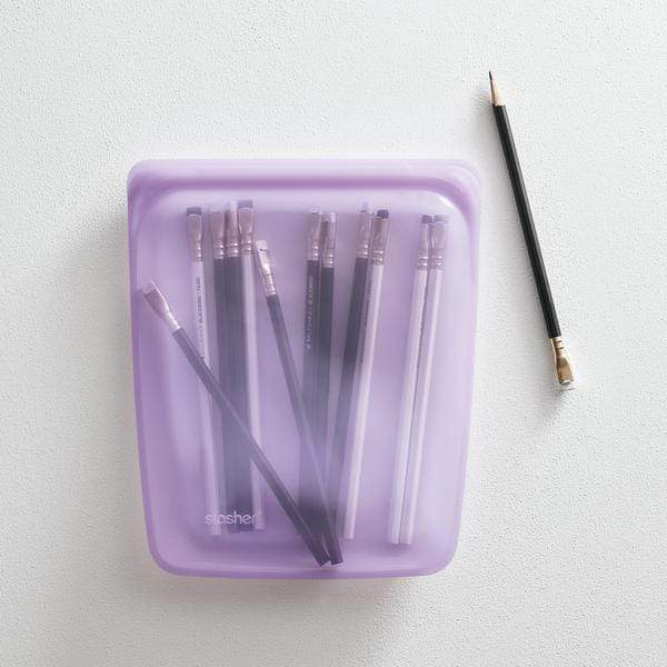 Stasher Reusable Silicone Half-Gallon Bag Purple