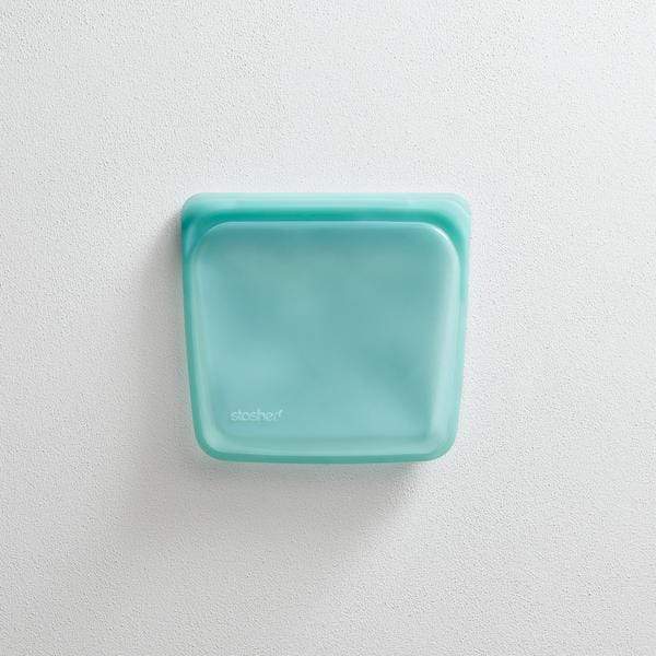 Stasher Storage Bags Stasher Reusable Silicone Sandwich Bag Aqua