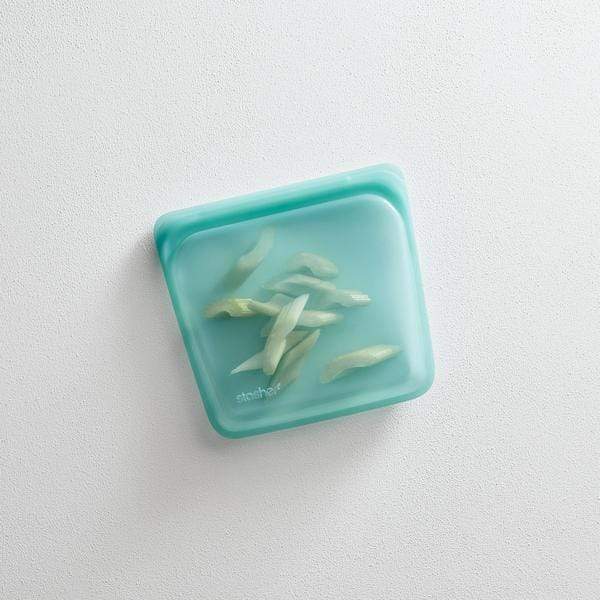 Stasher Reusable Silicone Sandwich Bag Aqua