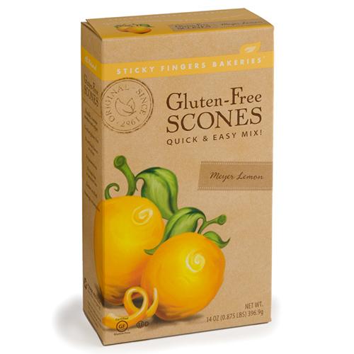 Sticky Fingers Bakeries Gluten Free Meyer Lemon Scone Mix 14oz