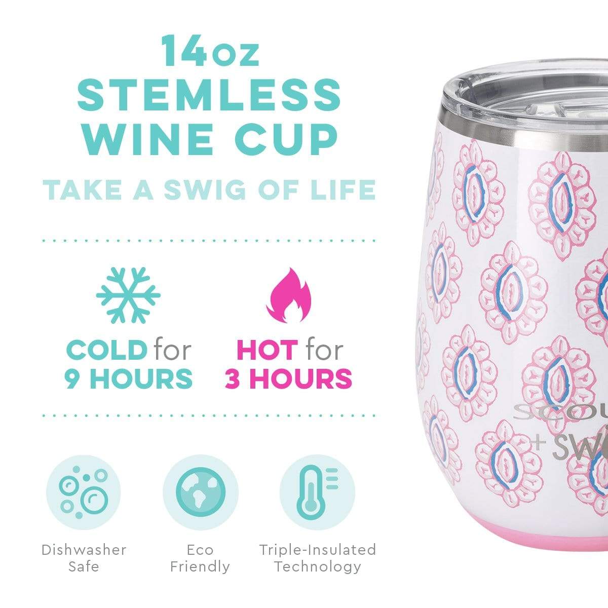 Insulated Wine Tumbler Cups & Stemless Flutes - Swig Life