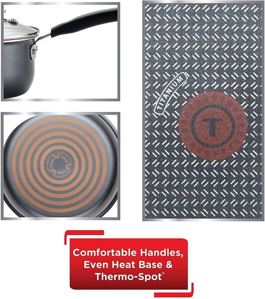 T-Fal Signature Titanium 8.5 & 10.5 inch Fry Pan Set - Kitchen & Company