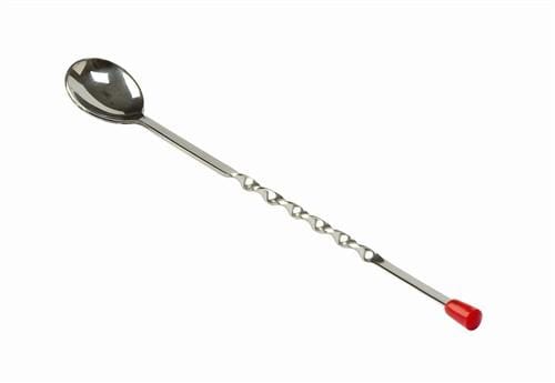 Tablecraft 11in Red Knob Bar Spoon