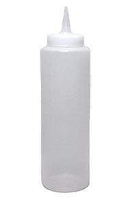 Tablecraft Bottle Tablecraft 12oz. Clear Squeeze Bottle