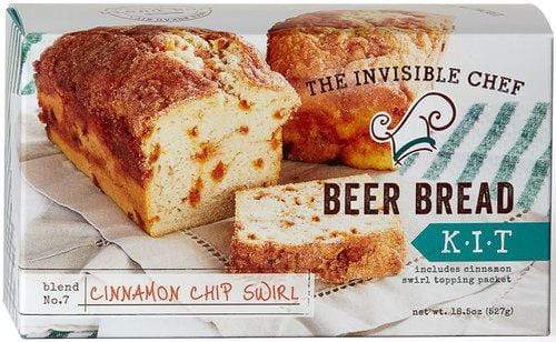 The Invisible Chef 18 oz Cinnamon Chip Swirl Beer Bread Kit