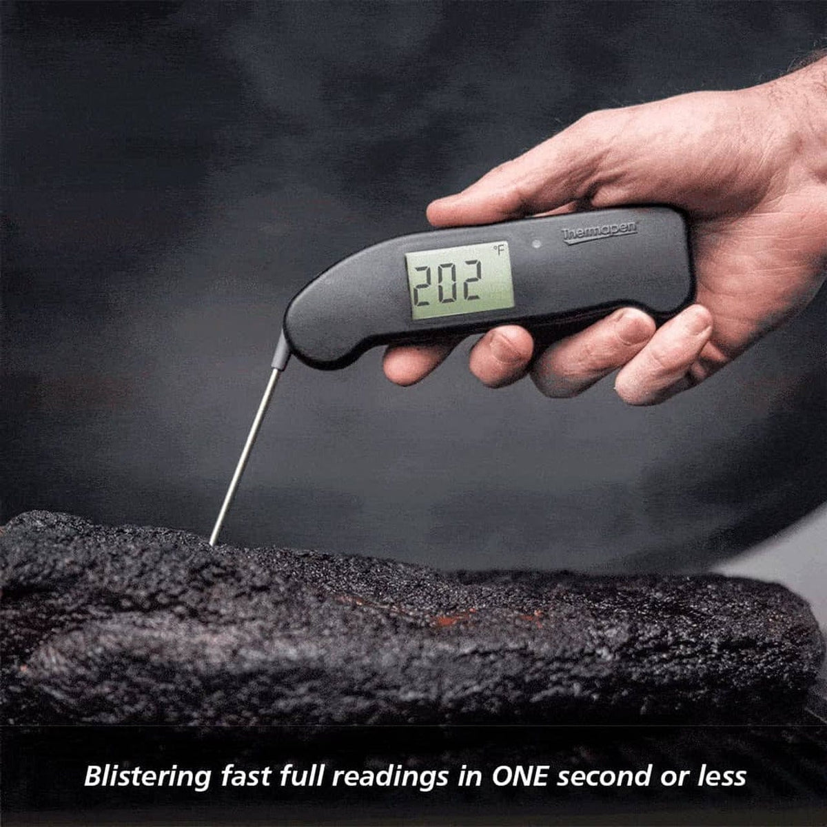 Thermoworks BBQ Thermometer Thermapen One Black