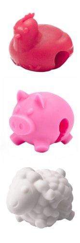 Tovolo Cookware Accessories Tovolo Farm Animal Lid Lifters Set of 3