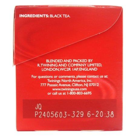 Tea Twinings English Breakfast Tea, 20 count