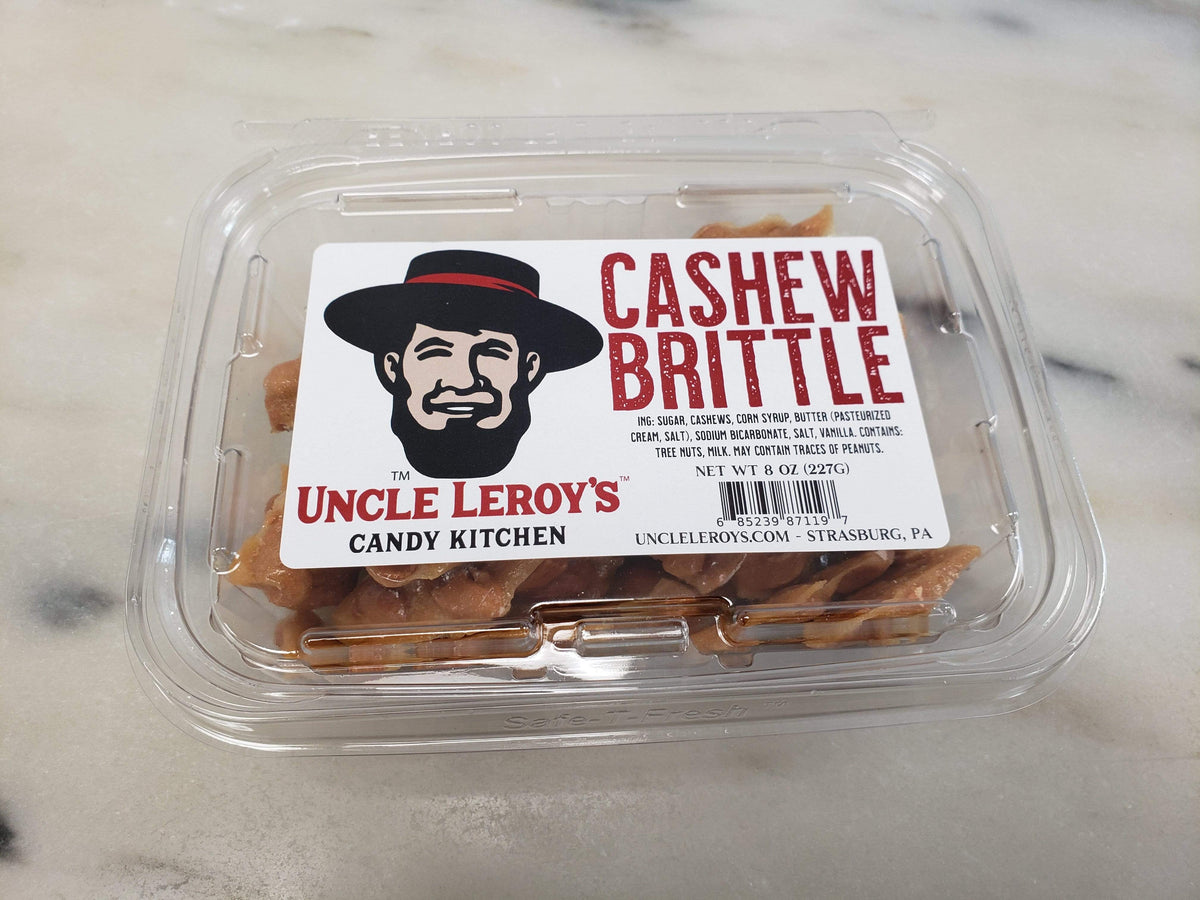 Uncle Leroy&#39;s Nuts &amp; Snacks Uncle Leroy&#39;s Cashew Brittle, 8 oz