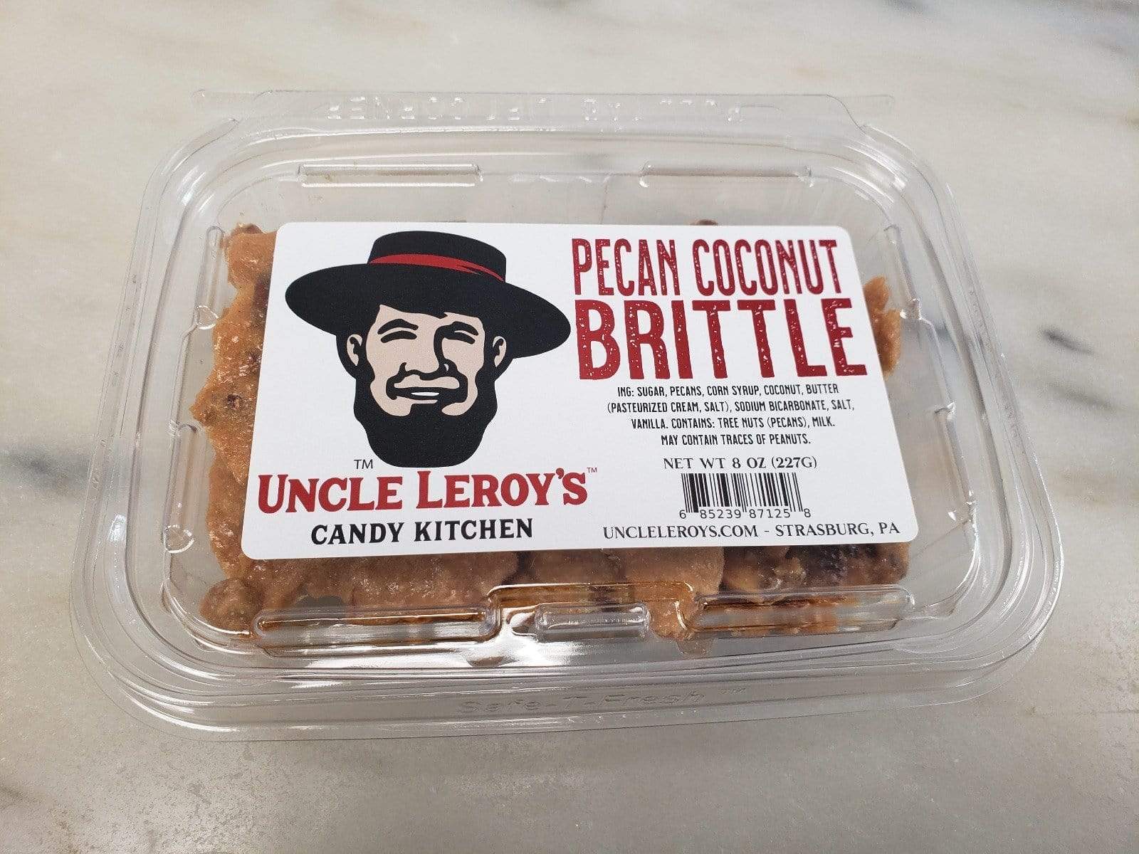 Uncle Leroy's Candy Uncle Leroy's Pecan Coconut Brittle 8 oz