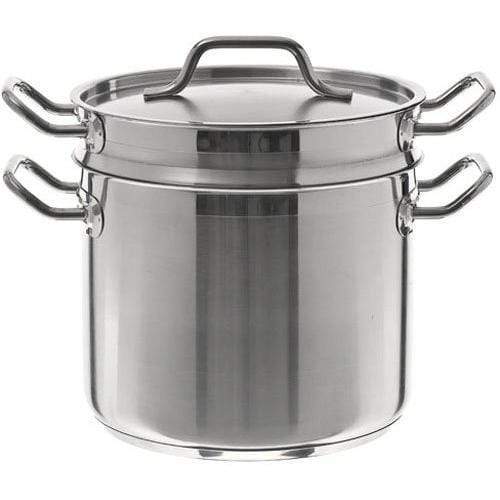 All-Clad Stainless Steel 2-Quart Saucepan with Double Boiler & Lid