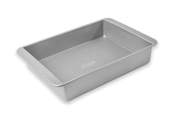 USA Pan usa pan bakeware nonstick, jelly roll pan with lid, white