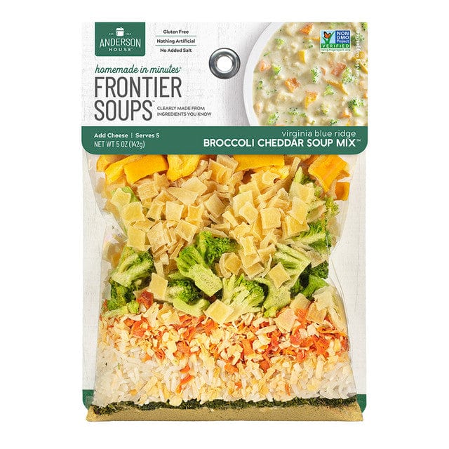 Frontier Soups Virginia Blue Ridge Broccoli Cheddar Soup
