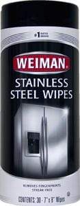 Weiman Polishes &amp; Cleaners Weiman Stainless Steel Wipes