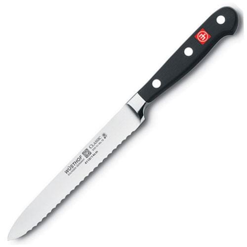 Wusthof Utility Knives Wusthof Classic 5.5&quot; Serrated Utility Knife