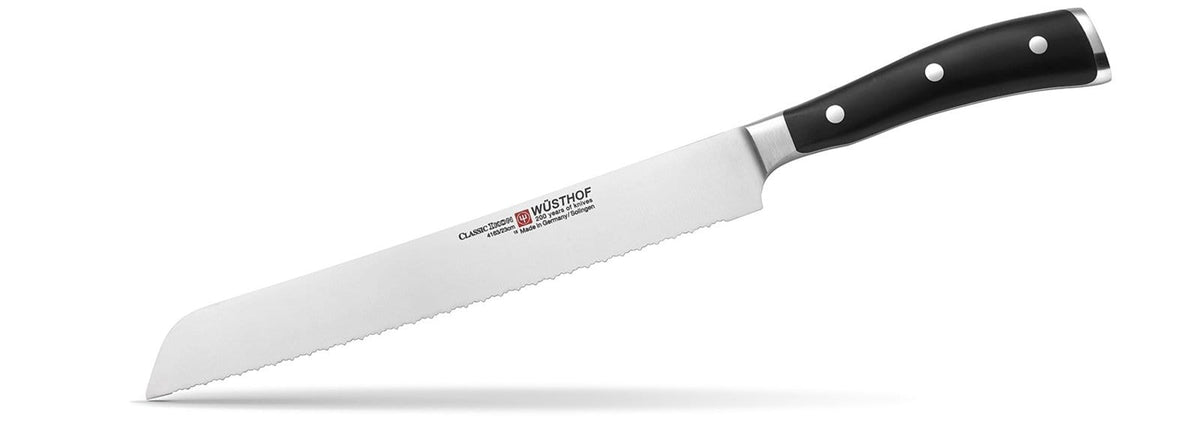 Wusthof Classic Ikon 9in Double Serrated Bread Knife