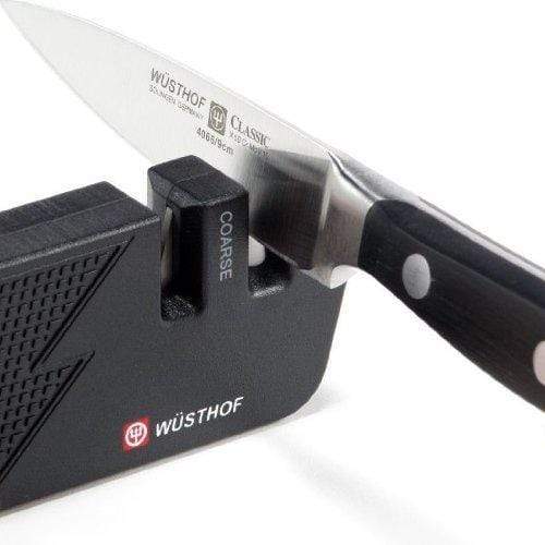 Wusthof 2-Stage Knife Sharpener with Coarse and Fine Sharpening-Sealed-Free  Ship