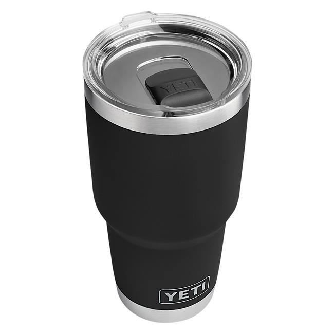 YETI Rambler Tumbler with MagSlider Lid, Black, 30 oz