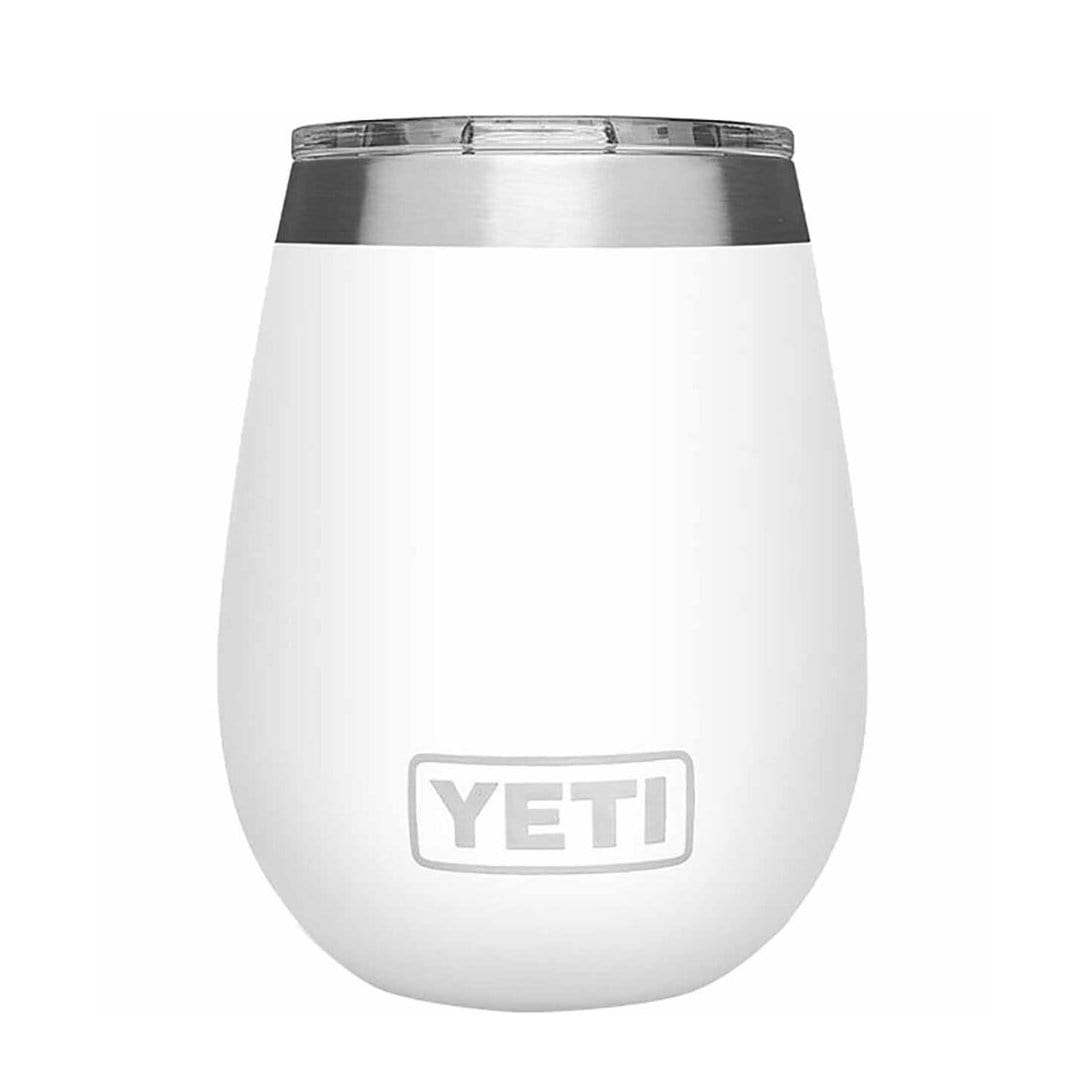 Insulated Drinkware YETI Wine Rambler White with Magslider Lid