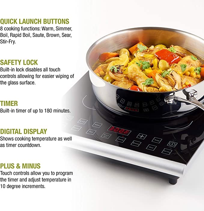 Kitchen &amp; Company Zavor Pro Portable Induction Cooktop