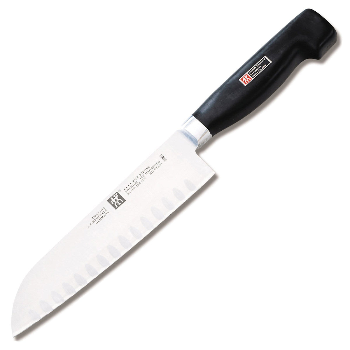 Zwilling J.A. Henckels Santoku Knives Zwilling J.A. Henckels Four Star 7&quot; Granton Santoku