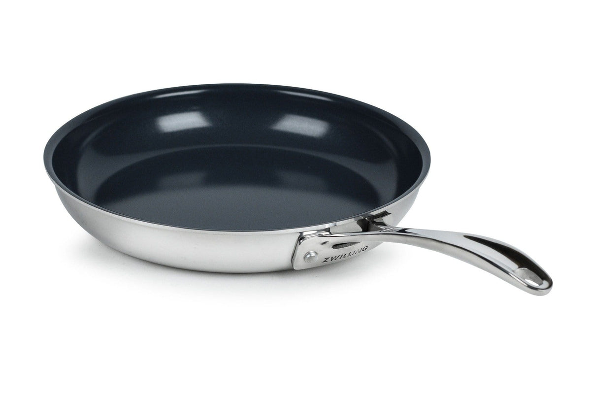 Zwilling Fry Pans &amp; Skillets Zwilling Clad CFX 10&quot; Stainless Steel Ceramic Non-Stick Fry Pan